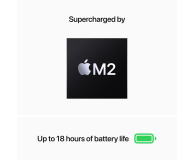 APPLE MacBook Air M2 8-core CPU/8-core GPU/256GB SSD/13,6"/Starlight MLY13ZE/A - 1047373 - zdjęcie 4